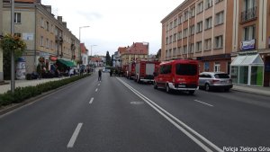 Straż Pożarna na ulicy Wojska Polskiego